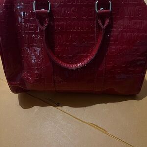 SOLD: Victoria's Secret Glossy Red Tote